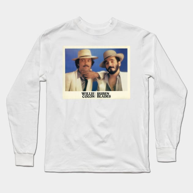 Willie Colon & Ruben Blades Long Sleeve T-Shirt by gemini chronicles